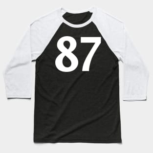 Chiefs Number 87 Baseball T-Shirt